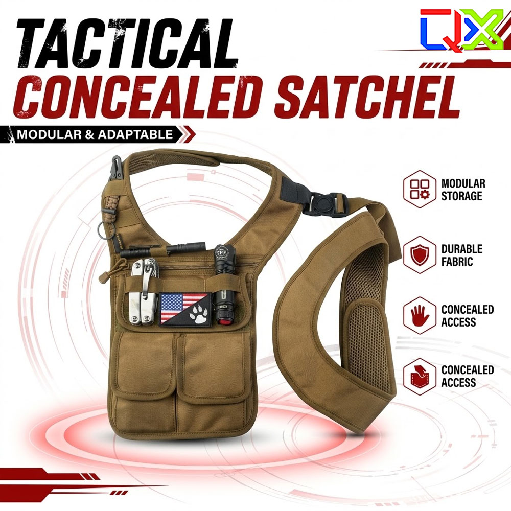 Edc Concealed Carry Bag - QX Tactical Verborgen Schoudertas Onderarmtas Verborgen