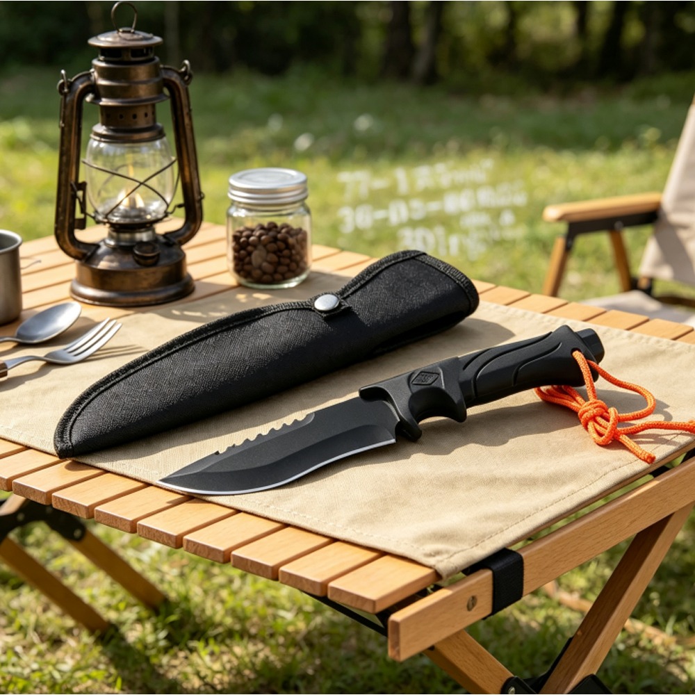 Edc Carry Fixed Blade Knife - Multifunctioneel kampeer- en survivalmes met vast
