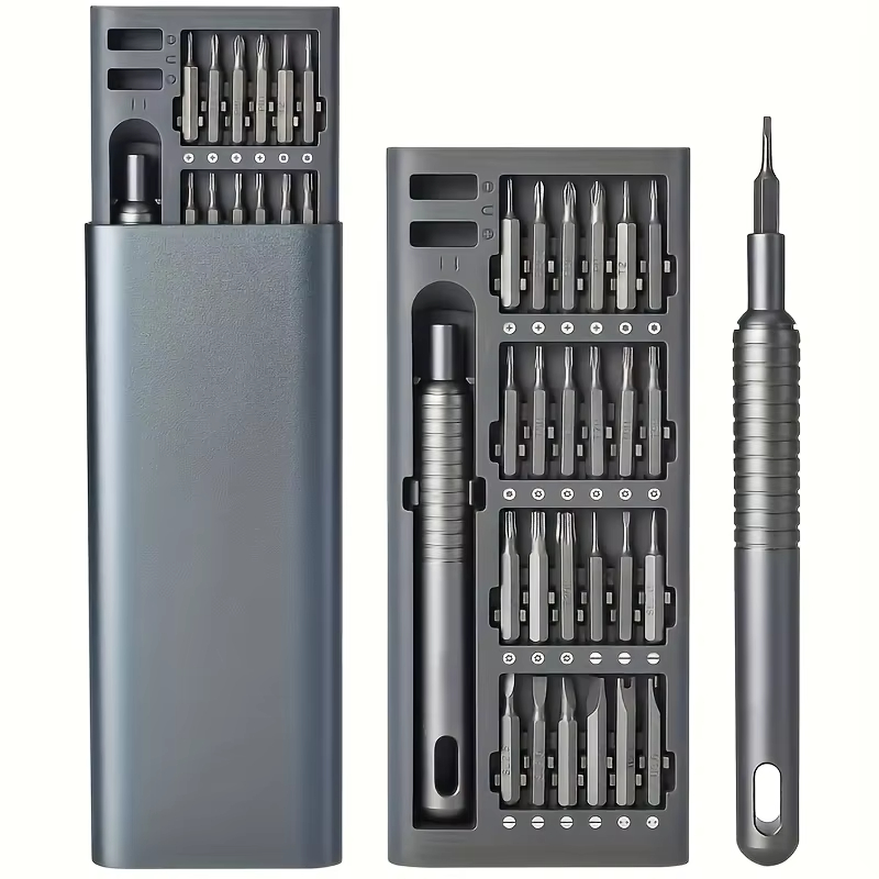 Micro Screwdriver Kit - 25-delige mini-schroevendraaierset met platte kop en