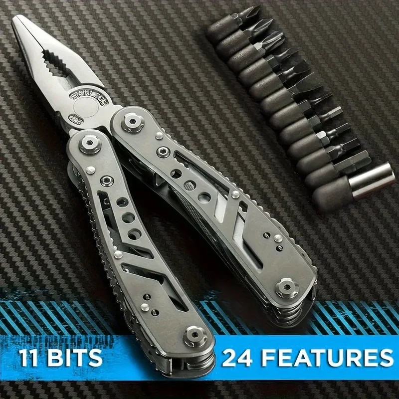 Edc Everyday Carry Knives - 24-in-1 Multitool Alles-in-één Multifunctioneel Gereedschap Met