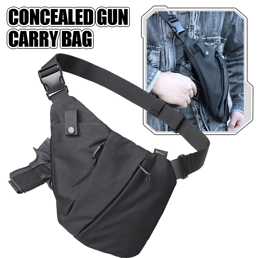 Edc Concealed Carry Bag - Tactisch Verborgen Pistool Draagtas Heren Crossbody