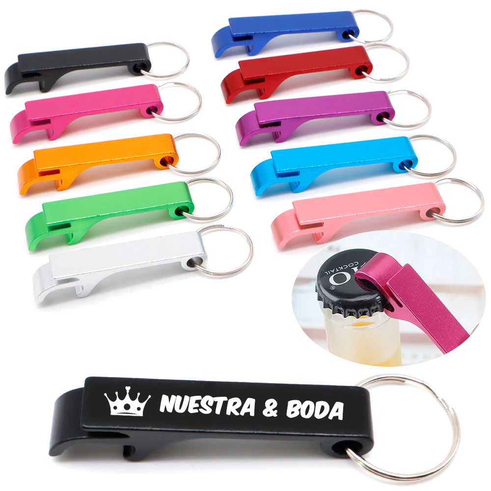 Bottle Opener Keyring - 20 50 100 Stuks Aangepaste Kleine