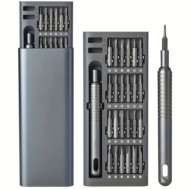 Micro Screwdriver Kit - 25-in-1 mini-schroevendraaierset, platte kop en kruisvormige