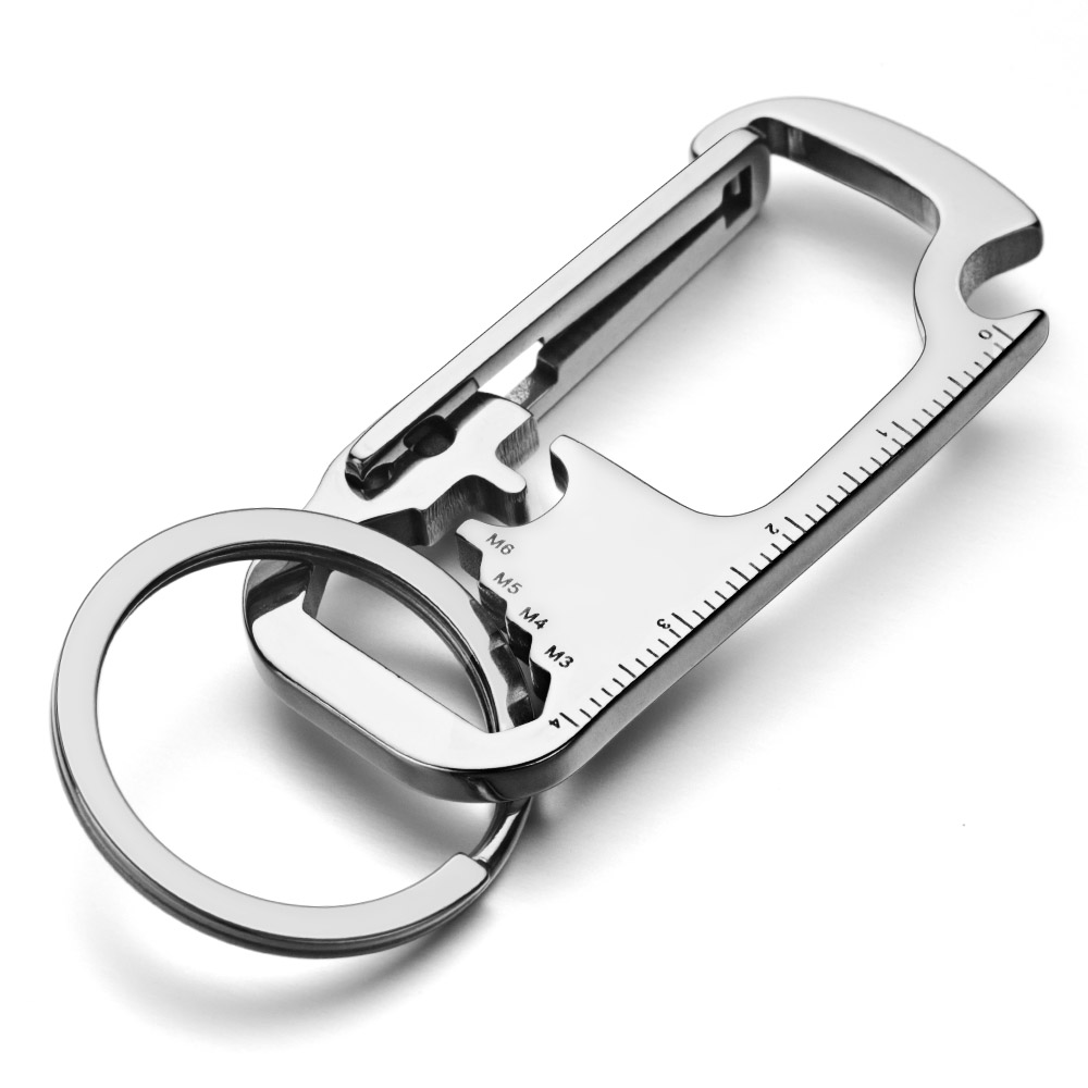 Bottle Opener Keyring - Gepersonaliseerde Naam Nummer Sleutelhangers Rvs Multifunctionele