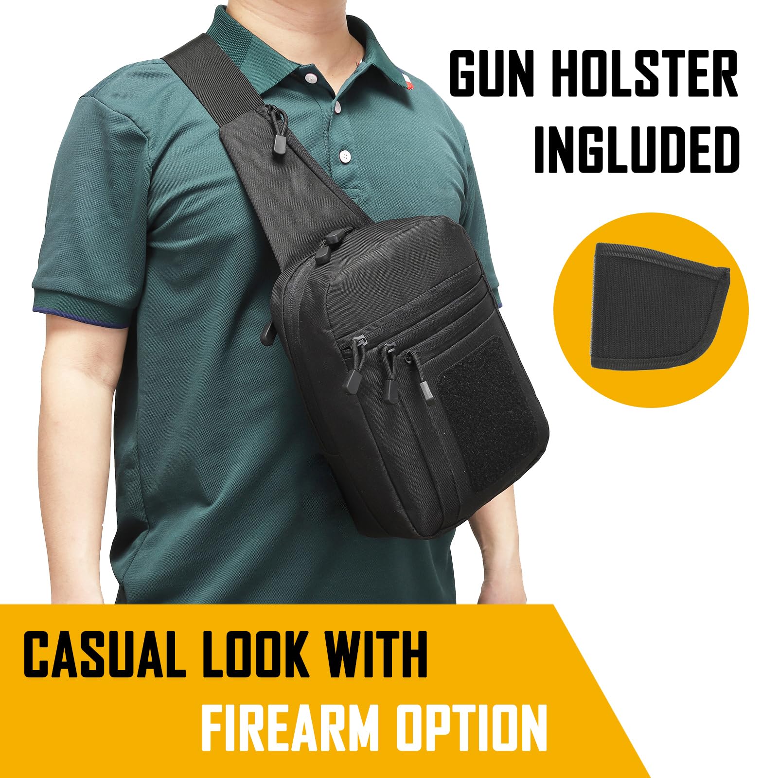 Verborgen draagtas Crossbodyta - Edc Concealed Carry Bag recensie en prijs