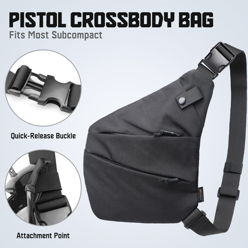 Tactisch Verborgen Pistool Dra - Edc Concealed Carry Bag recensie en prijs