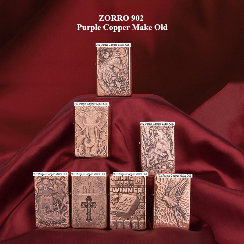 ZORRO 902 Paarse Koperen Handg - Lighter Insert Zippo recensie en prijs
