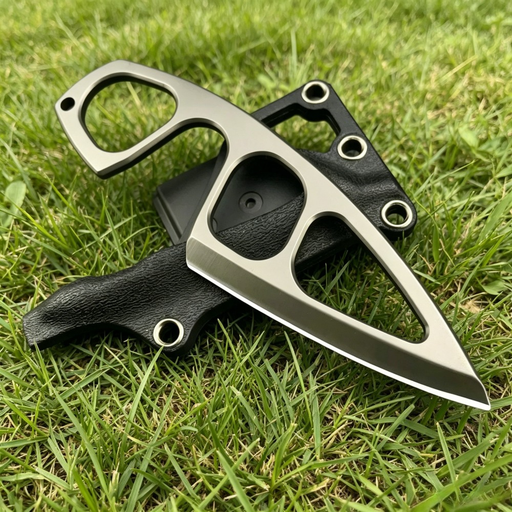 Hoogwaardig nekmes met 440C le - Edc Carry Fixed Blade Knife recensie en prijs