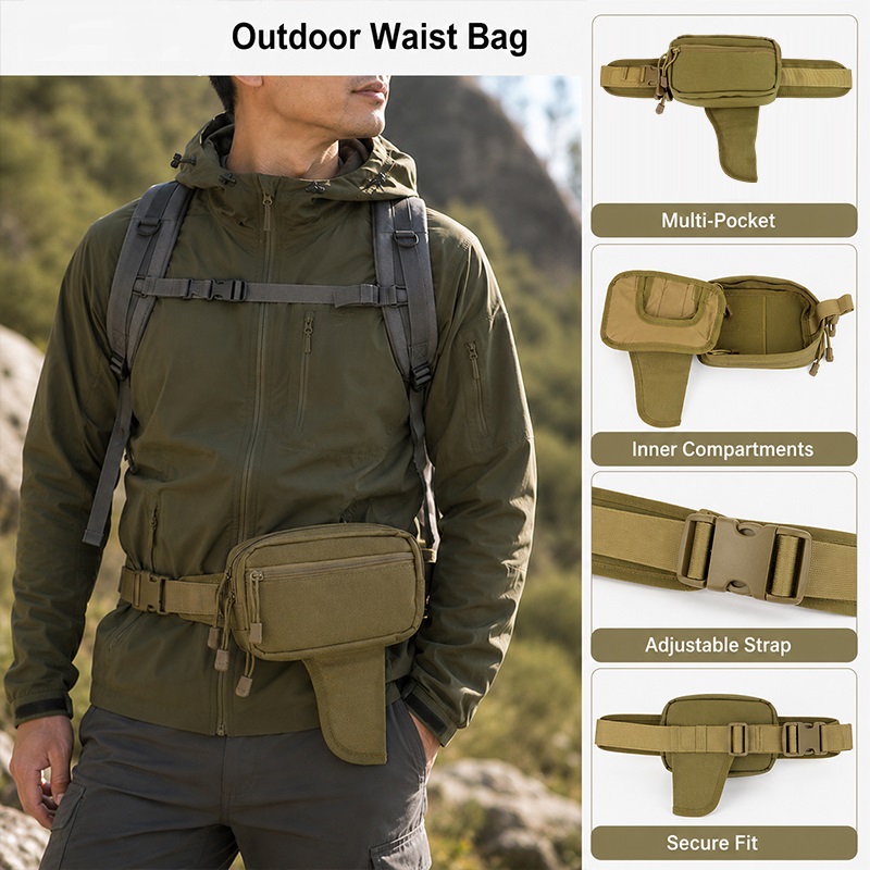 Multifunctionele heuptas Nylon - Edc Concealed Carry Bag recensie en prijs